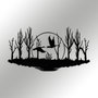 Wallity Estate Accesorio de Pared de Metal Negro